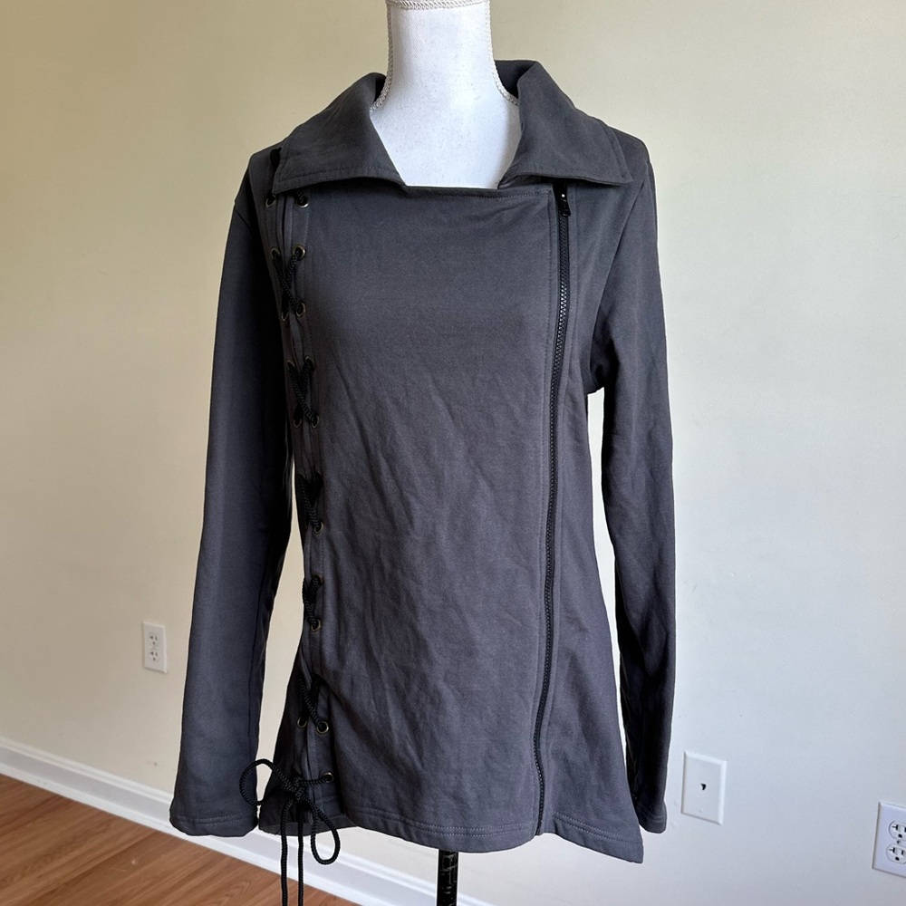Avatar Clothing || Women's Utility Jacket in Charcoal Gray Sz L